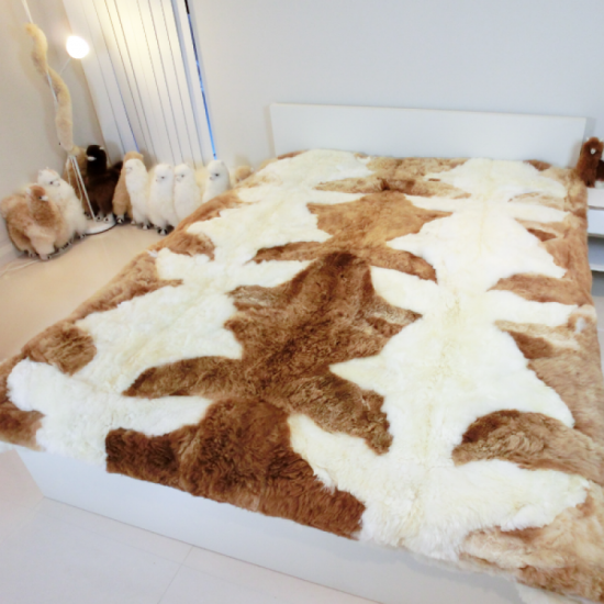 【包邮】【常规款】Auskin - Baby Alpaca Rug 珍贵驼羊毯- 180x210cm